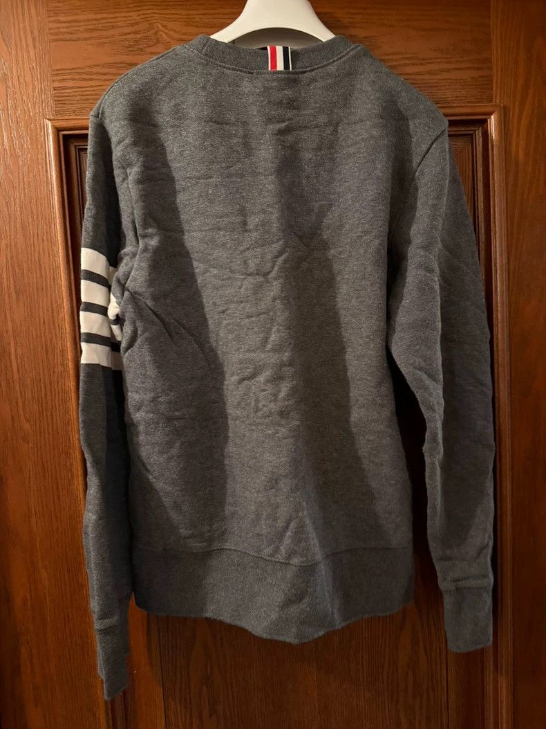 Thom Browne Thom Browne Gray turtleneck sweater Size US M / EU 48-50 / 2 - 2 Thumbnail