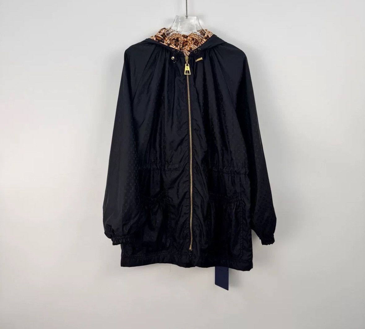 Louis Vuitton Louis Vuitton Black sleeve leather label hooded jacket Size US S / EU 44-46 / 1 - 3 Thumbnail