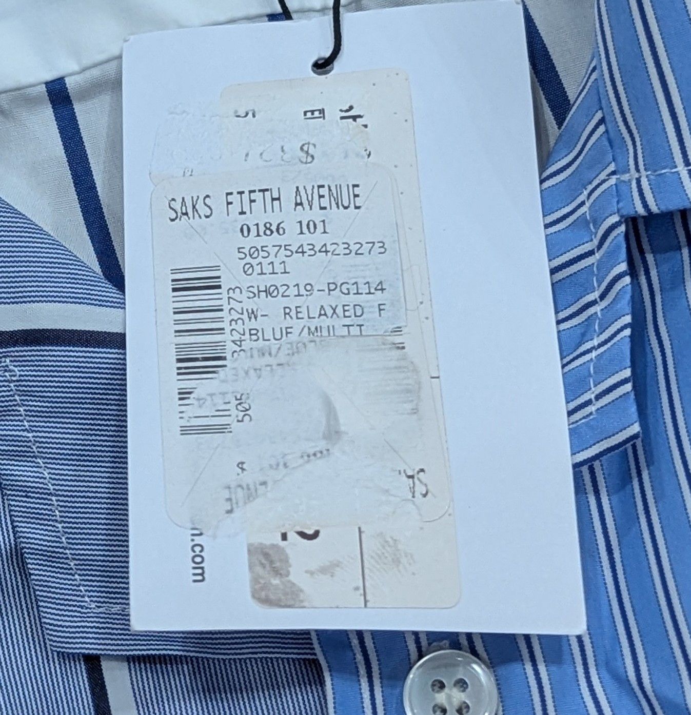 JW Anderson JW Anderson Mixed Stripe SS Button Up Shirt Light Blue 52 Size US L / EU 52-54 / 3 - 10 Thumbnail