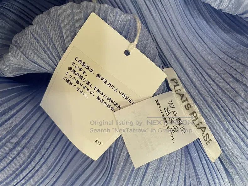 Issey Miyake Issey Miyake Dress Blue Size L / US 10 / IT 46 - 3 Thumbnail