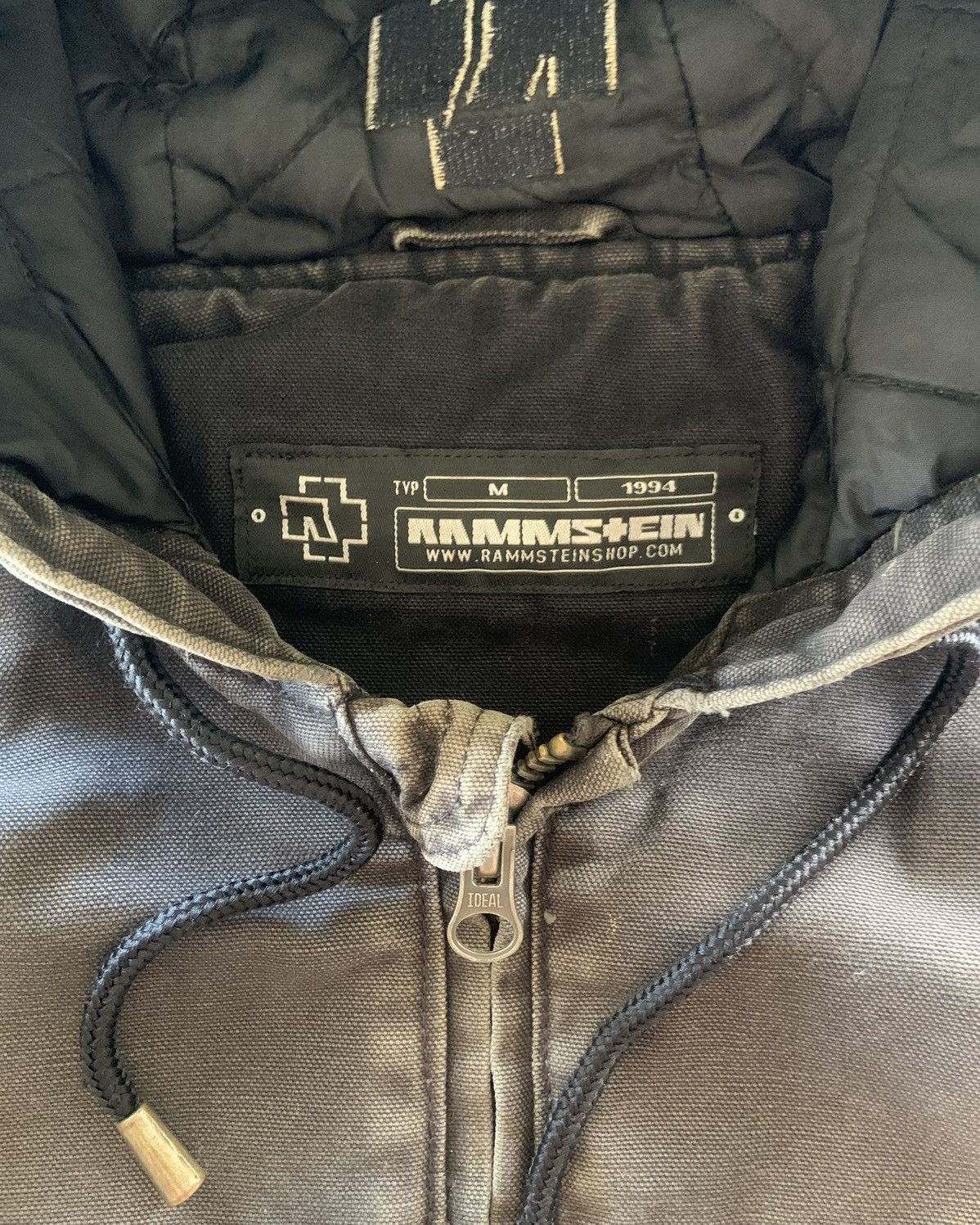 Vintage Rammstein Faded Black Active Jacket Size US M / EU 48-50 / 2 - 5 Thumbnail