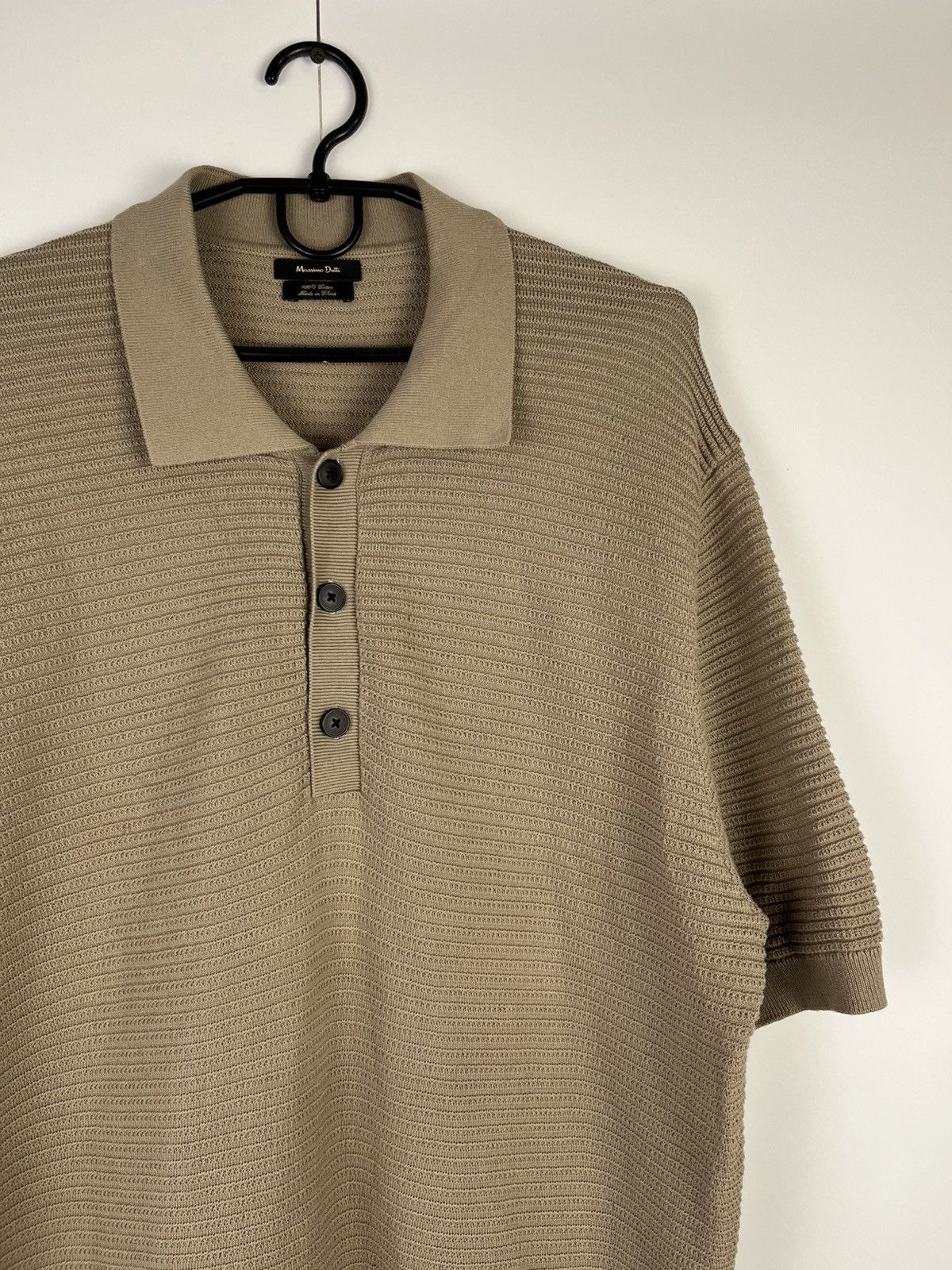 Massimo Dutti Massimo Dutti Classic Cotton Knitted Polo Shirt Size US L / EU 52-54 / 3 - 3 Thumbnail
