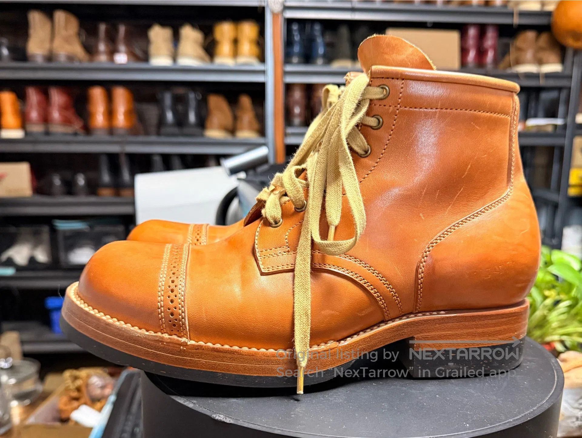 Viberg Handmade Work Boots Similar to VIBERG 310. Size US 8 / EU 41 - 5 Thumbnail