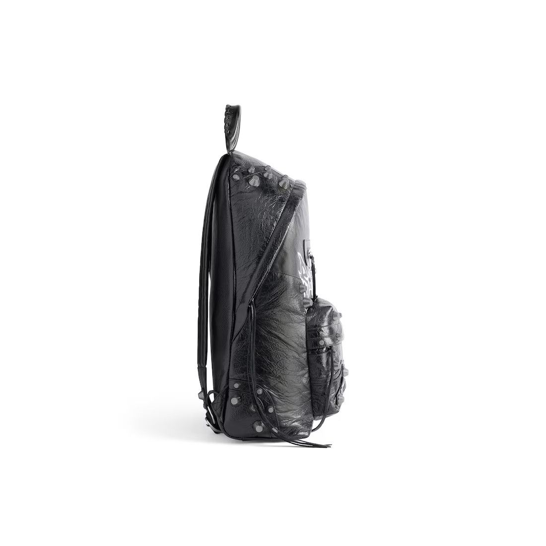 Balenciaga o1srvl11e0425 Size: OS / Le Cagole Backpack DIY Metal Black Size ONE SIZE - 3 Thumbnail