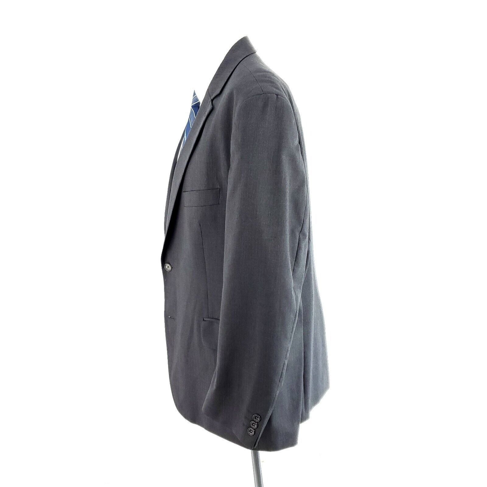 Savile Row Alexandre London Savile Row Wool 2 Button Suit Jacket 44R Gr Size 44R - 4 Thumbnail