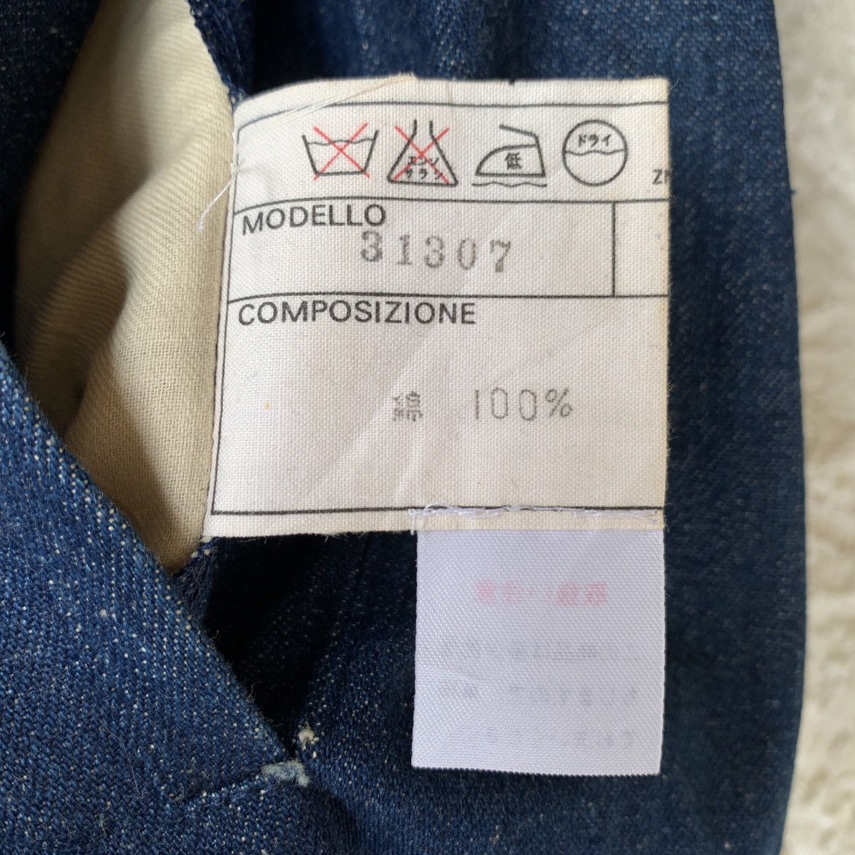 Vintage Vintage Zanobetti Italy Denim Jacket Embroidered Logo Size US L / EU 52-54 / 3 - 17 Thumbnail