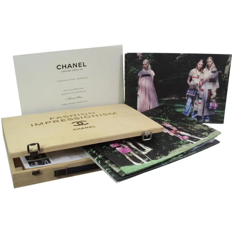 Chanel Wood Fashion Impressionism Case Kit 2015 Collection