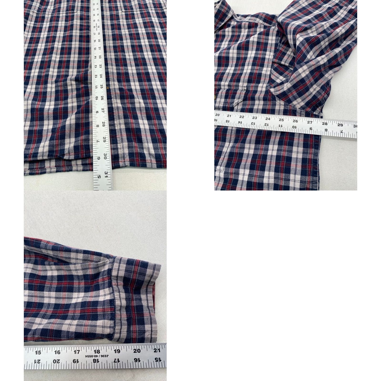 Carhartt Carhartt Mens 2XL Long Sleeve Button-Up Fort Plaid Shirt Relaxed Fit Knit Cotton Multicolor 102214 Size US XXL / EU 58 / 5 - 8 Thumbnail