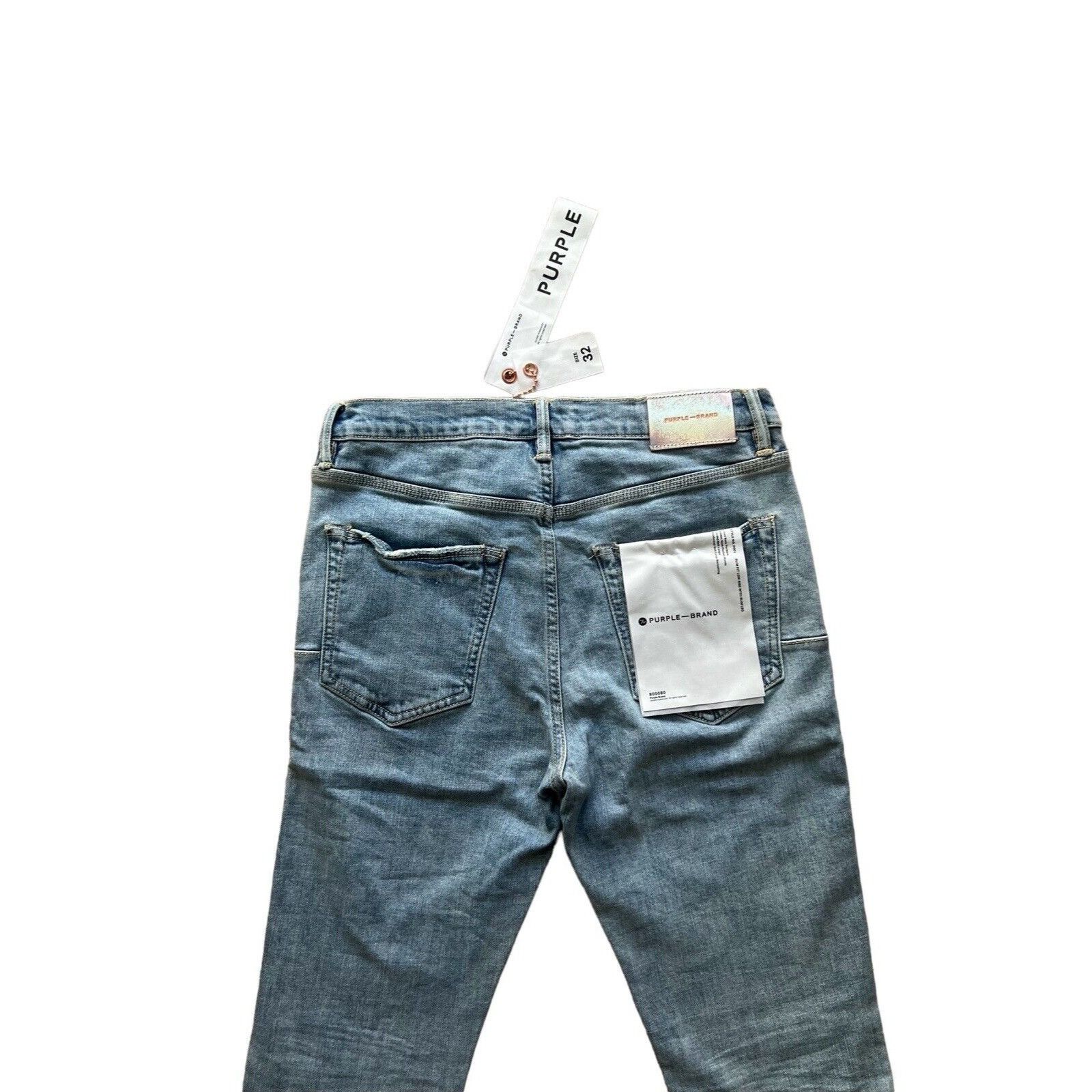 Purple Brand Purple Brand Jeans Mens Slim Fit P001 Blue Size 32/32 Size US 32 / EU 48 - 5 Thumbnail