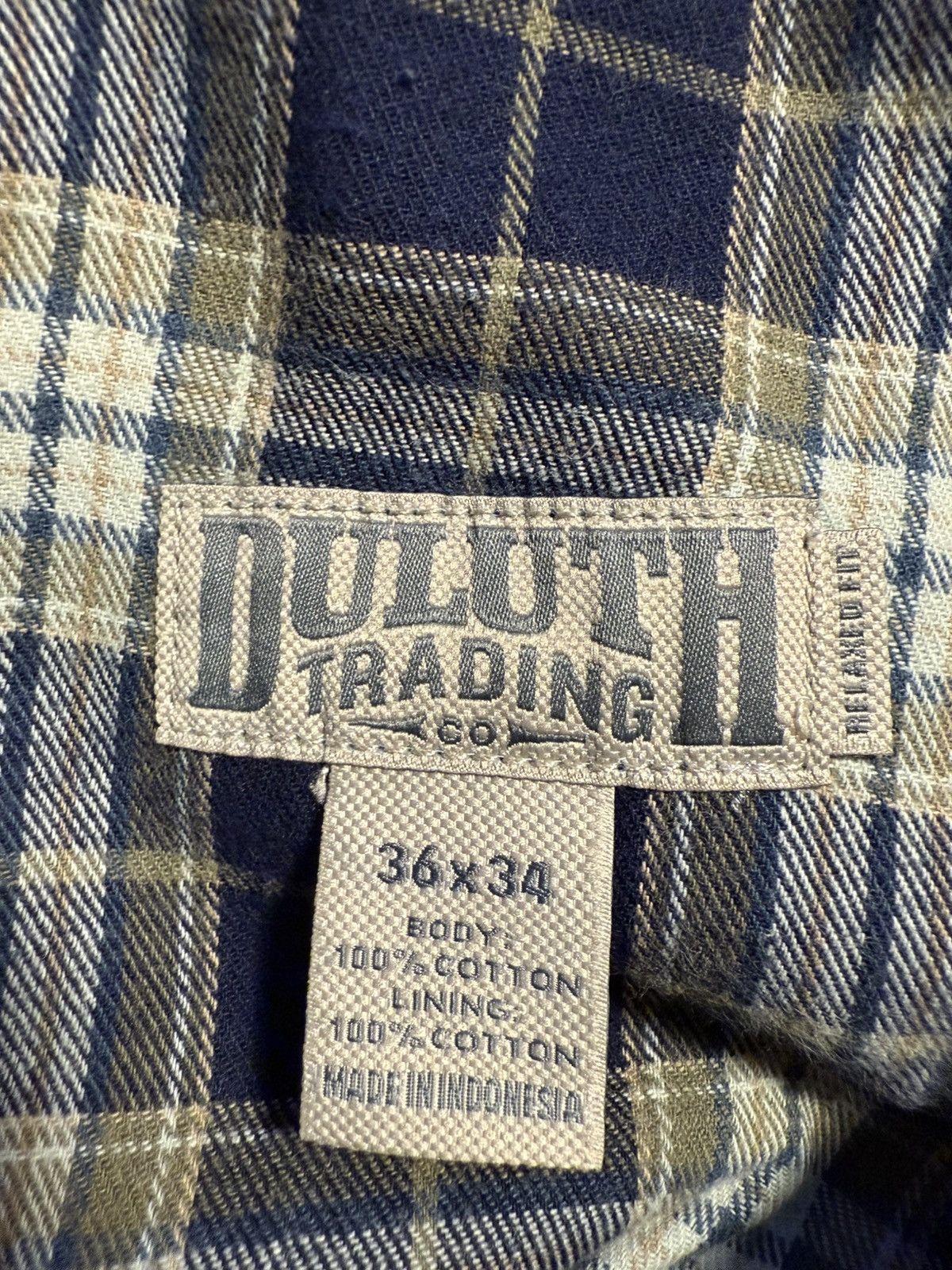 Vintage Baggy Blue Streetwear Jeans Y2K - Duluth Trading Co Size US 36 / EU 52 - 4 Thumbnail
