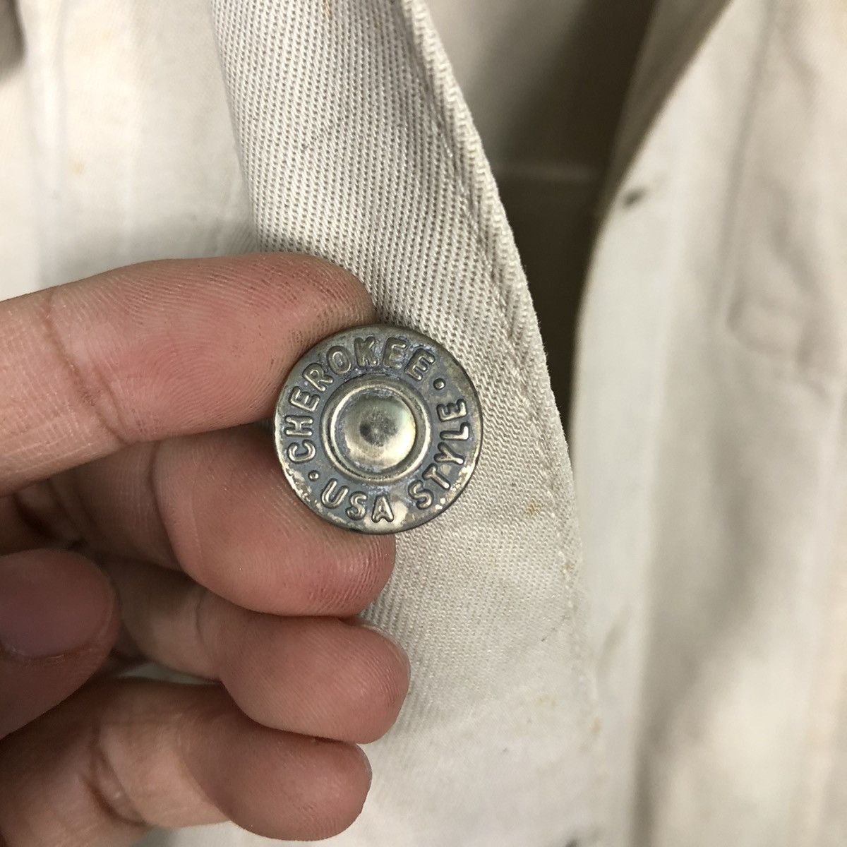 Vintage 📌Vintage Biker Chore Jacket Trucker Cherokee Issey Miyake Size US L / EU 52-54 / 3 - 18 Thumbnail