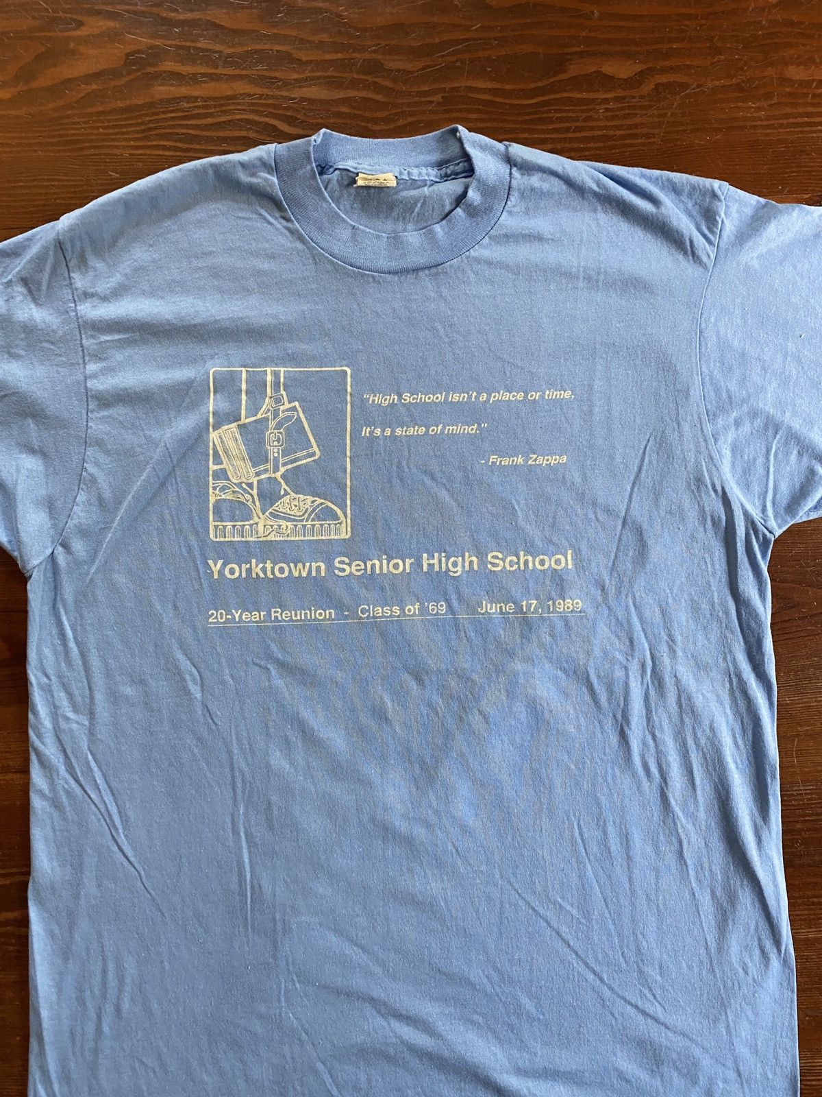 Other Vintage ‘89 Class of ‘69 Frank Zappa Quote Single Stitch Tee Size US L / EU 52-54 / 3 - 1 Thumbnail
