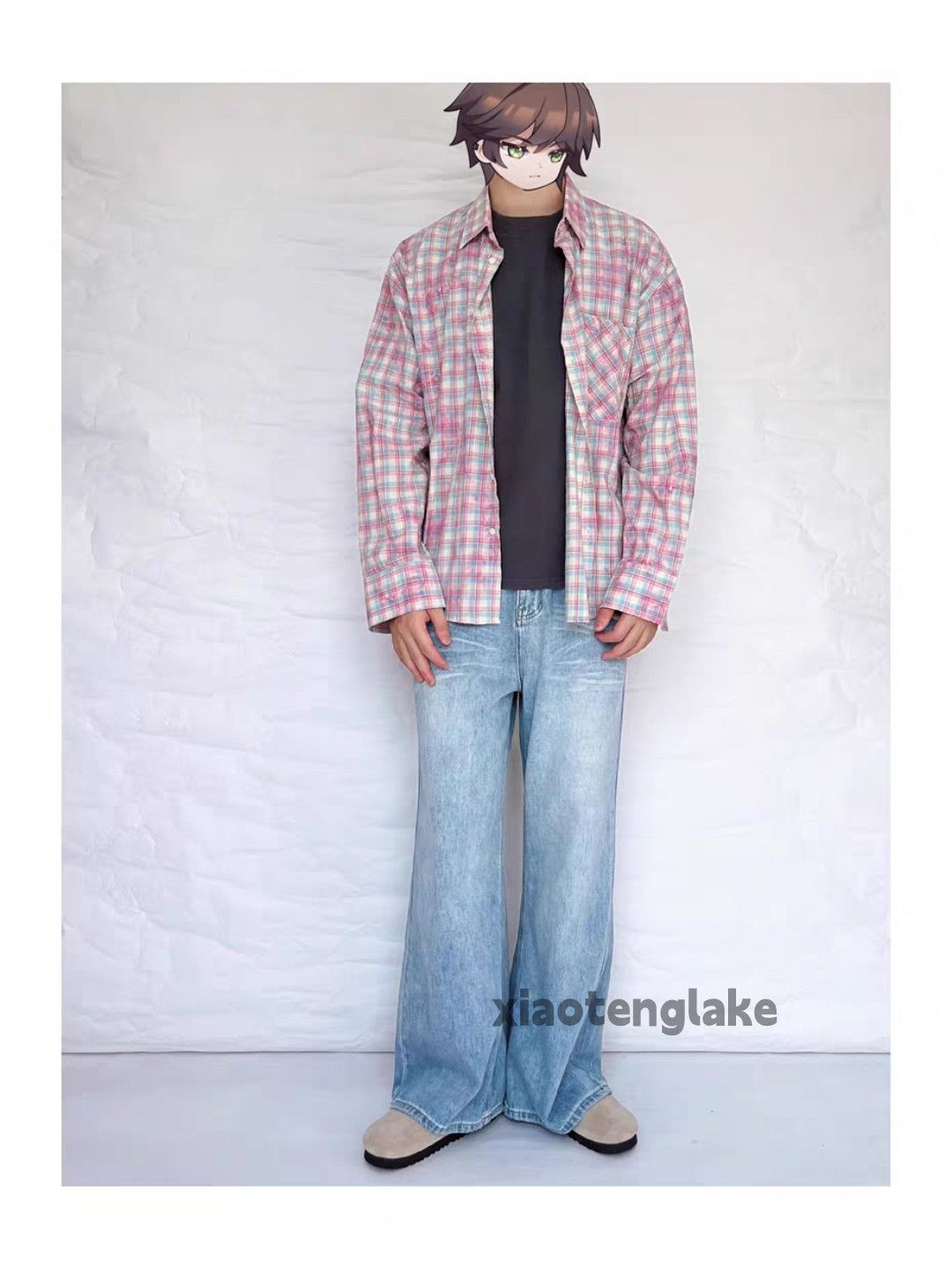 Jean × Vintage wsshed faded cleanfit yuppie loose bootcut y2k jeans Size US 28 / EU 44 - 3 Thumbnail