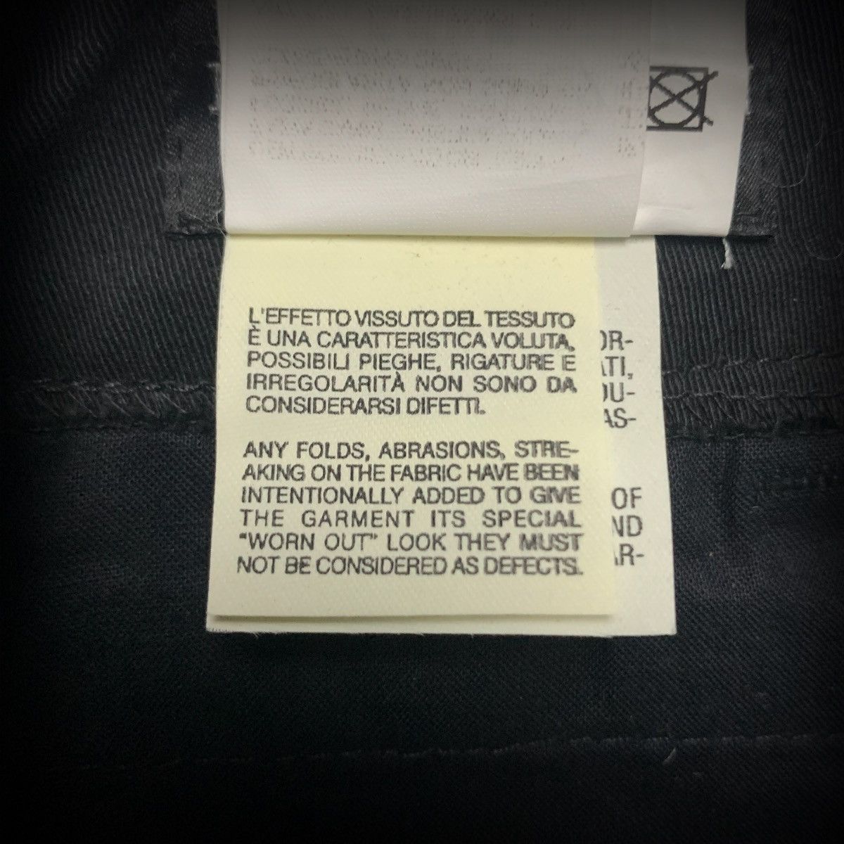Emporio Armani Emporio Armani Button Hem Tailored Pants Black Size 42 Size 28" / US 6 / IT 42 - 6 Thumbnail