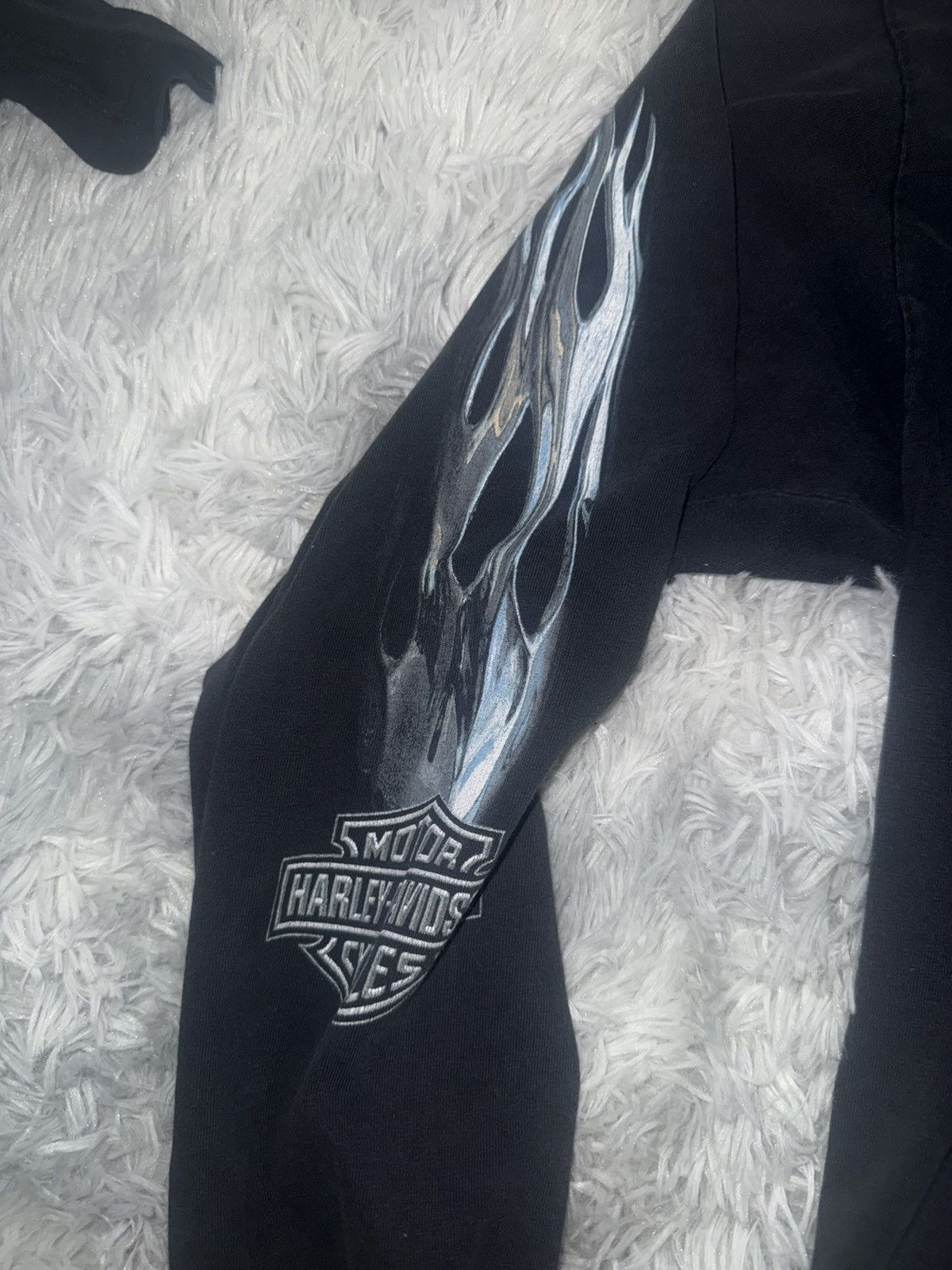 Harley Davidson Chrome flame harley w sleeve hit Size US XL / EU 56 / 4 - 4 Thumbnail