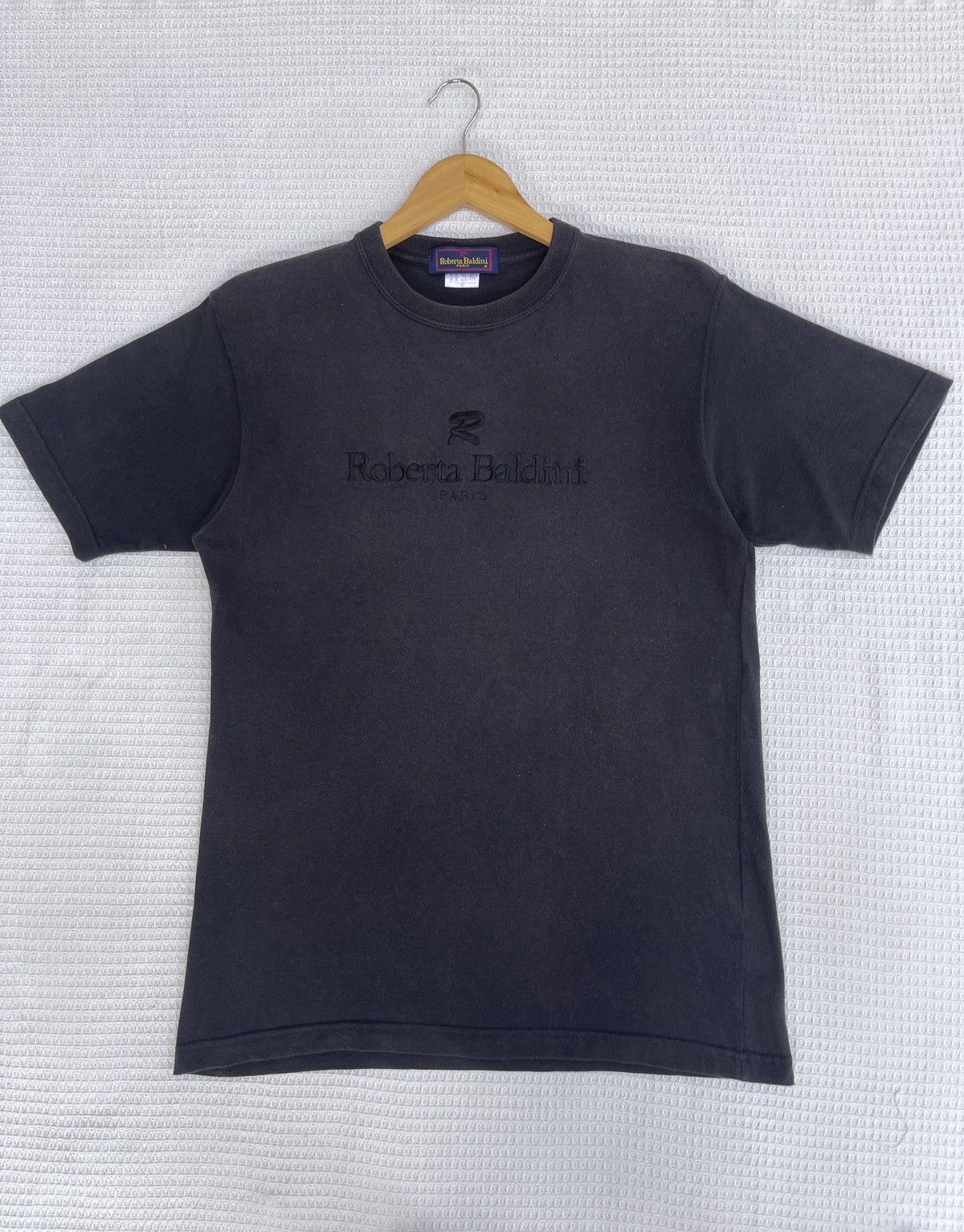 Other Rare🔥Vintage ROBERTA BALDINI PARIS Spellout T-Shirt Size US M / EU 48-50 / 2 - 9 Thumbnail