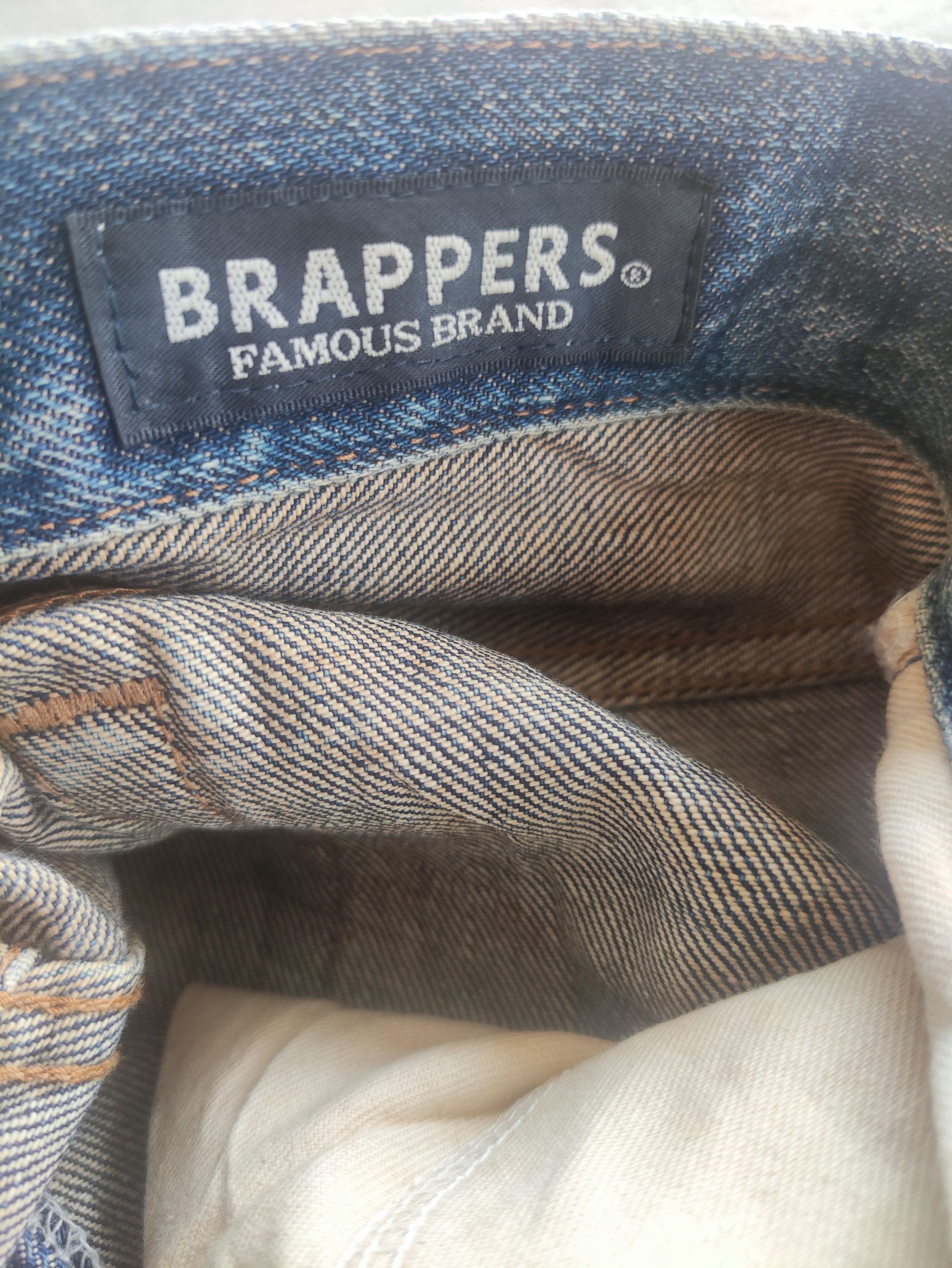 Japanese Brand × Jean Vintage Japanese Brappers Faded Denim Pants W29x30 Size US 29 - 7 Thumbnail
