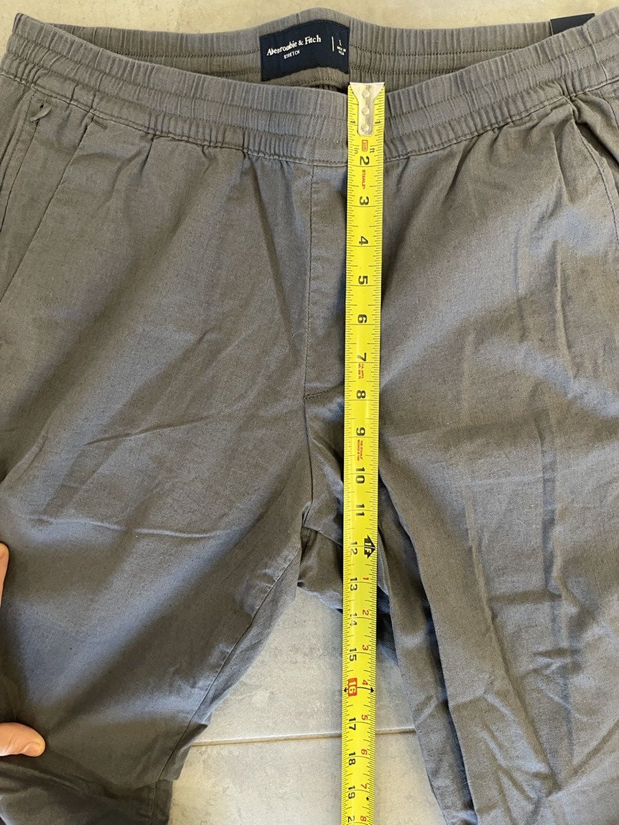 Abercrombie & Fitch Abercrombie & Fitch Cotton & Linen Grey Pants large new Size US 32 / EU 48 - 4 Thumbnail