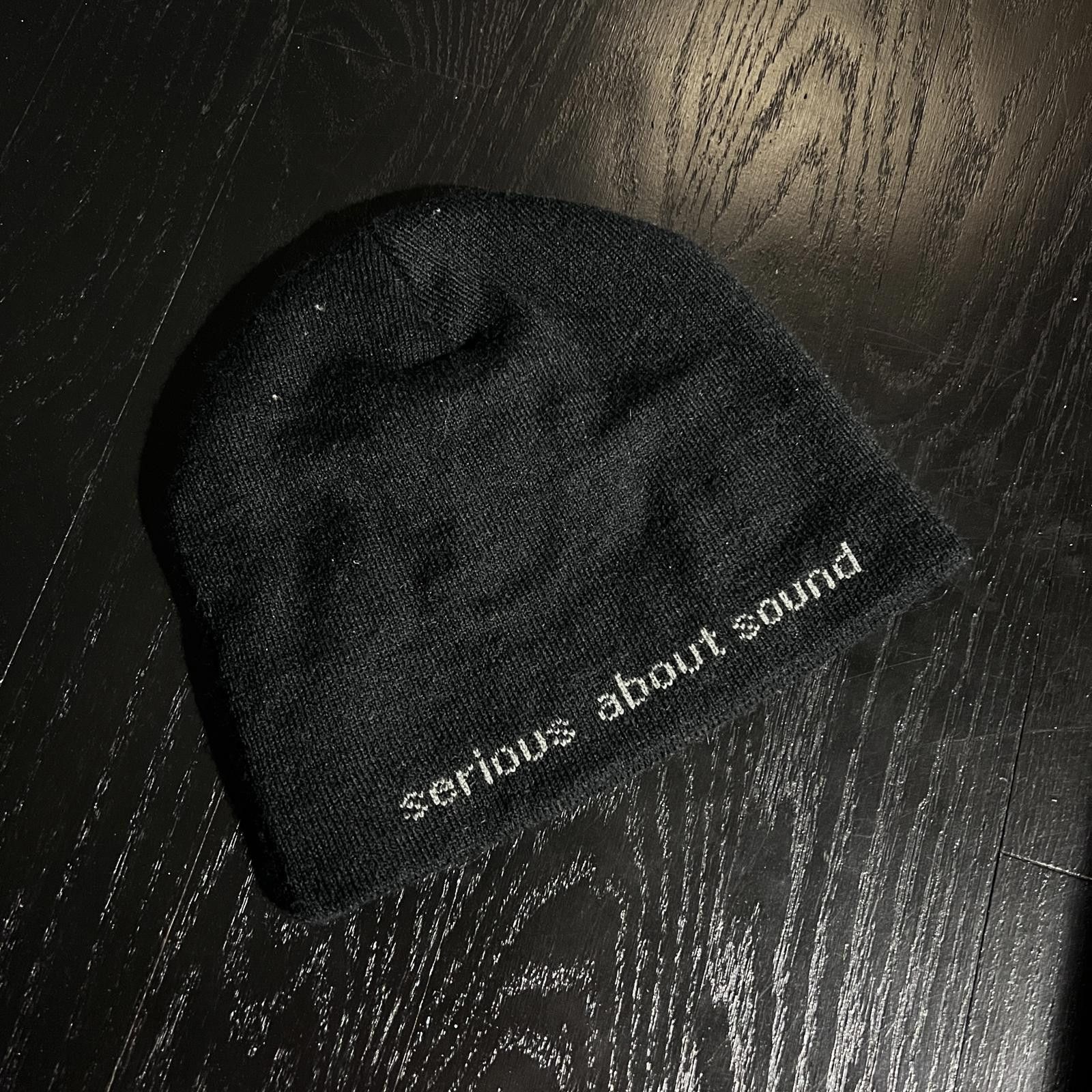 Designer 2FUL Black DJ Beanie "Serious About Sound" Size ONE SIZE - 2 Thumbnail