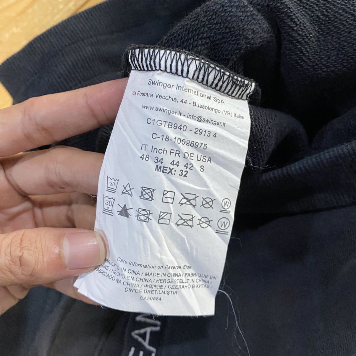 Versace × Versace Jeans Couture Versace Jeans Big Logo Embroidered Sweatpants Size US 32 / EU 48 - 16 Thumbnail