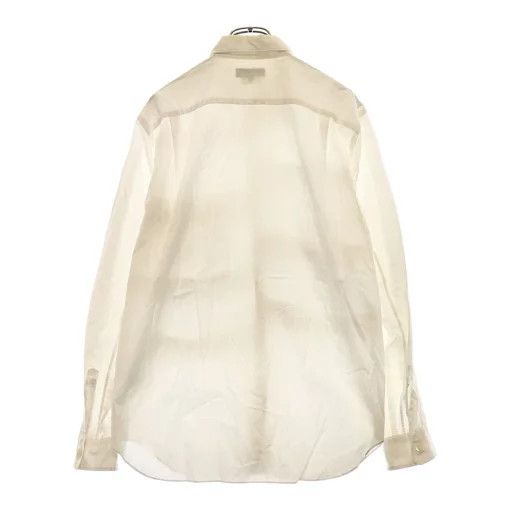 Comme des Garcons Homme Plus Shirt Front Design Cotton Long Sleeve Plain White Size US S / EU 44-46 / 1 - 2 Thumbnail