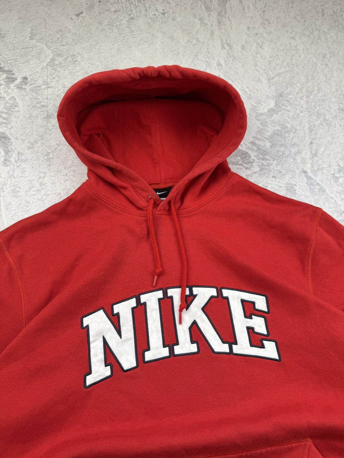Nike × Vintage NIKE VINTAGE CENTER LOGO OVERSIZE BOXY HOODIE Size US XL / EU 56 / 4 - 3 Thumbnail