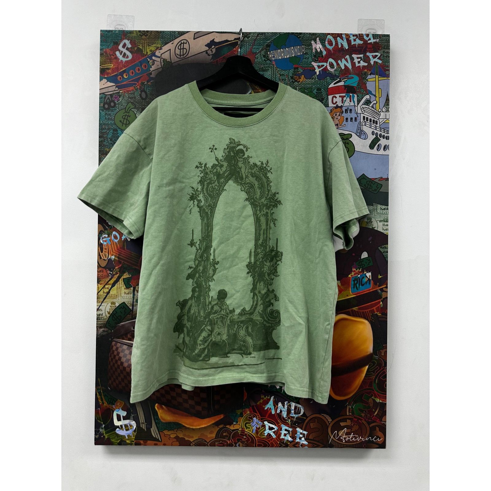 Who Decides War WDW Green Arch Tee Used XXL Size US XXL / EU 58 / 5 - 1 Thumbnail