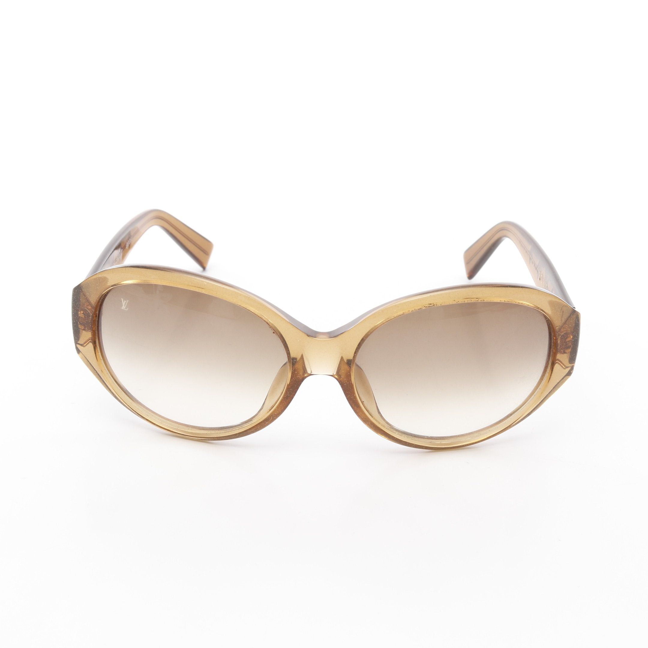 Louis Vuitton Louis Vuitton Opcession Ron Monogram Sunglasses Light Brown Gradient Lens Size ONE SIZE - 1 Thumbnail