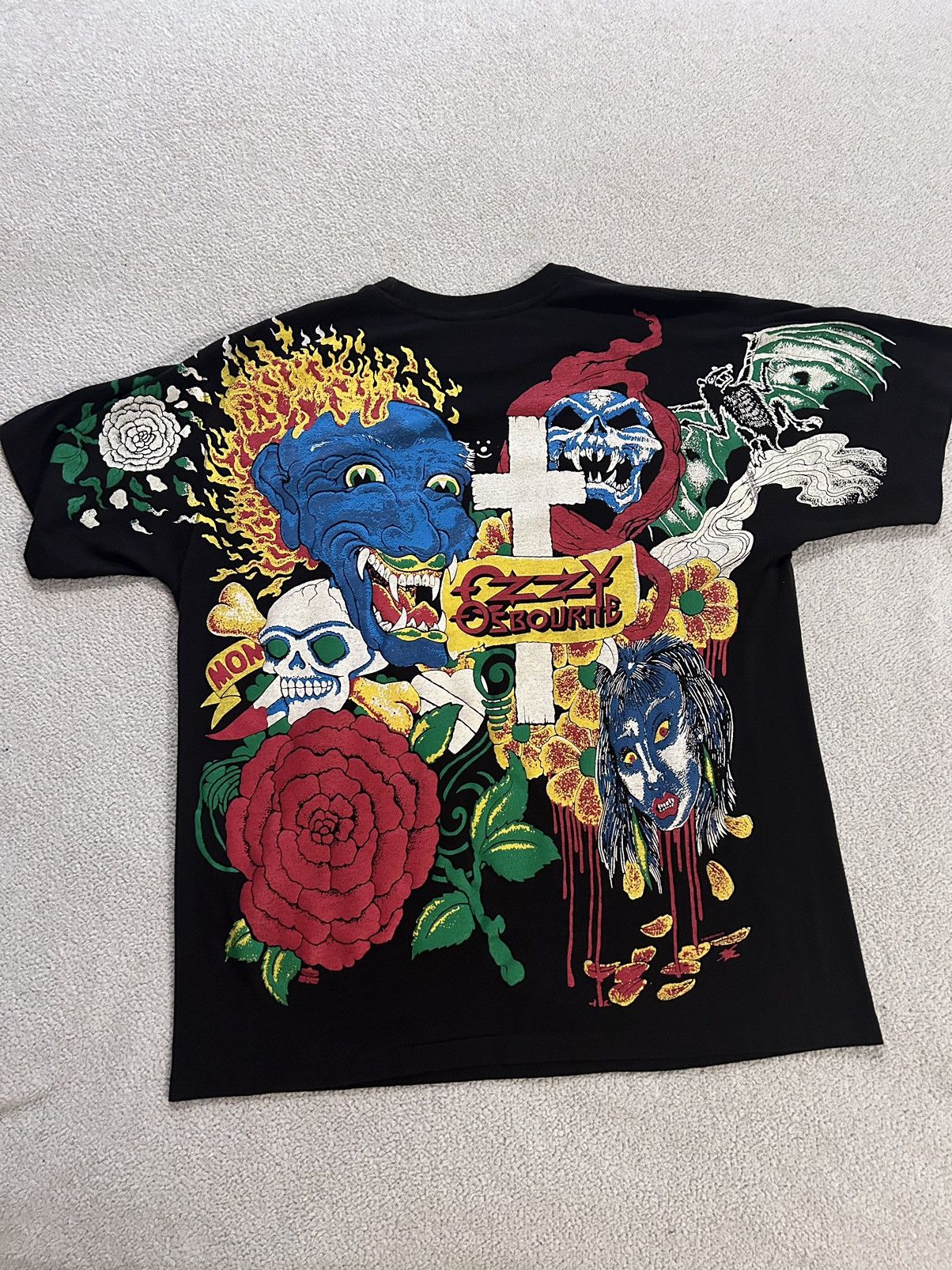 Ozzy Osbourne Ozzy Osbourne tattoo tshirt aop Size US XL / EU 56 / 4 - 4 Thumbnail