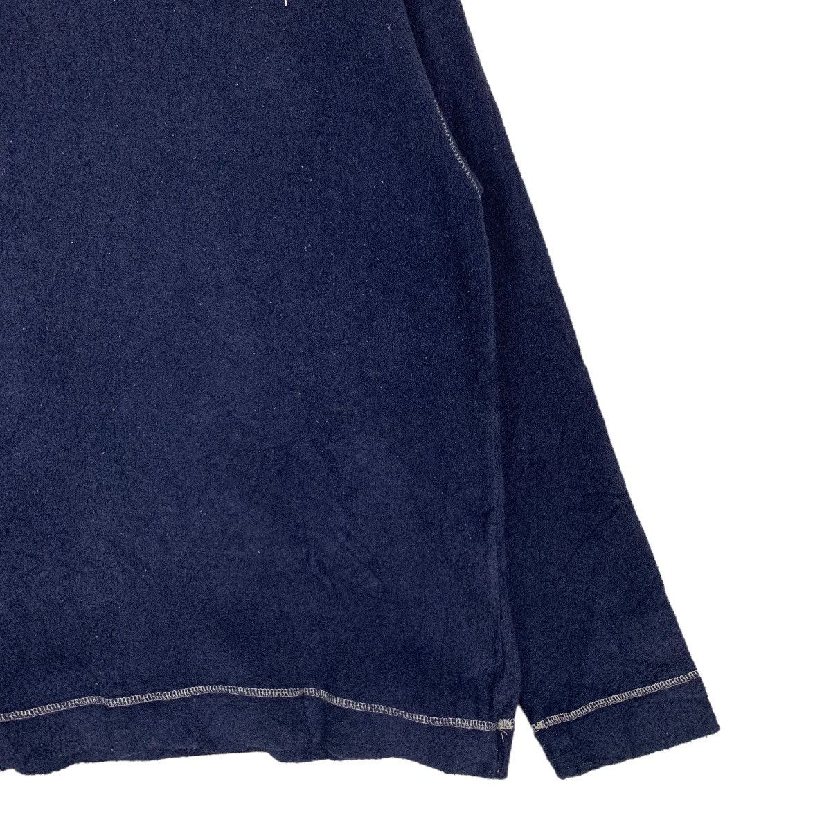 Stussy 90's STUSSY Embroidery Logo V Neck Fleece Sweater #0003-C1 Size US L / EU 52-54 / 3 - 8 Thumbnail