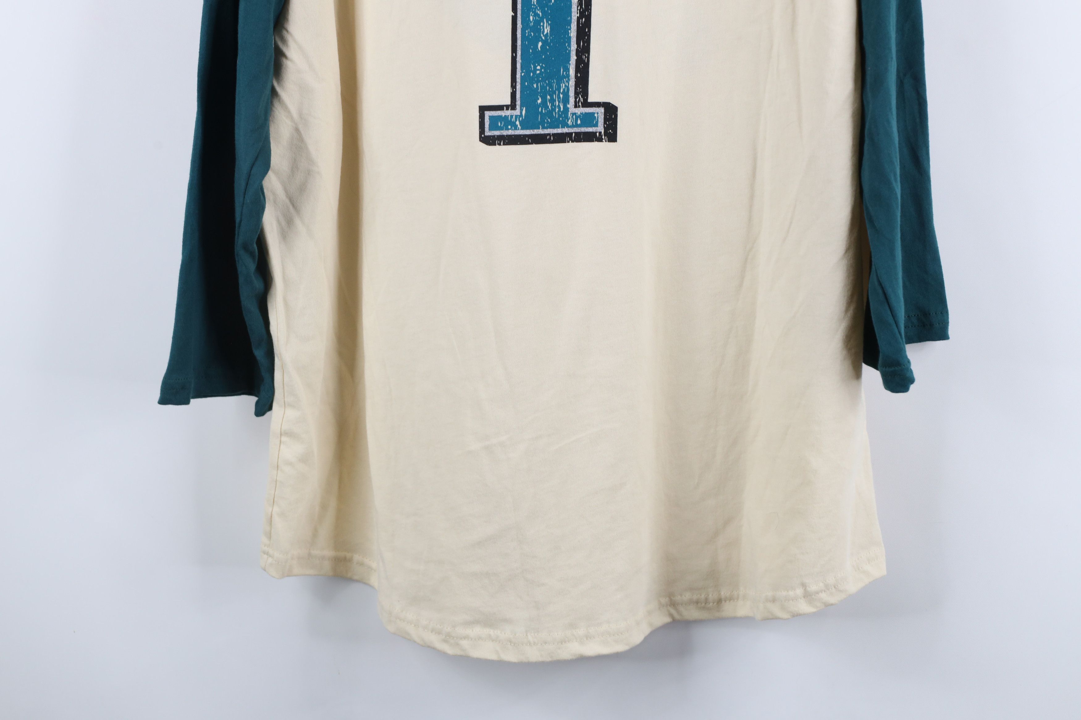 Majestic × Vintage Majestic Philadelphia Eagles Baseball Raglan T-Shirt Jersey Size US XXL / EU 58 / 5 - 10 Thumbnail