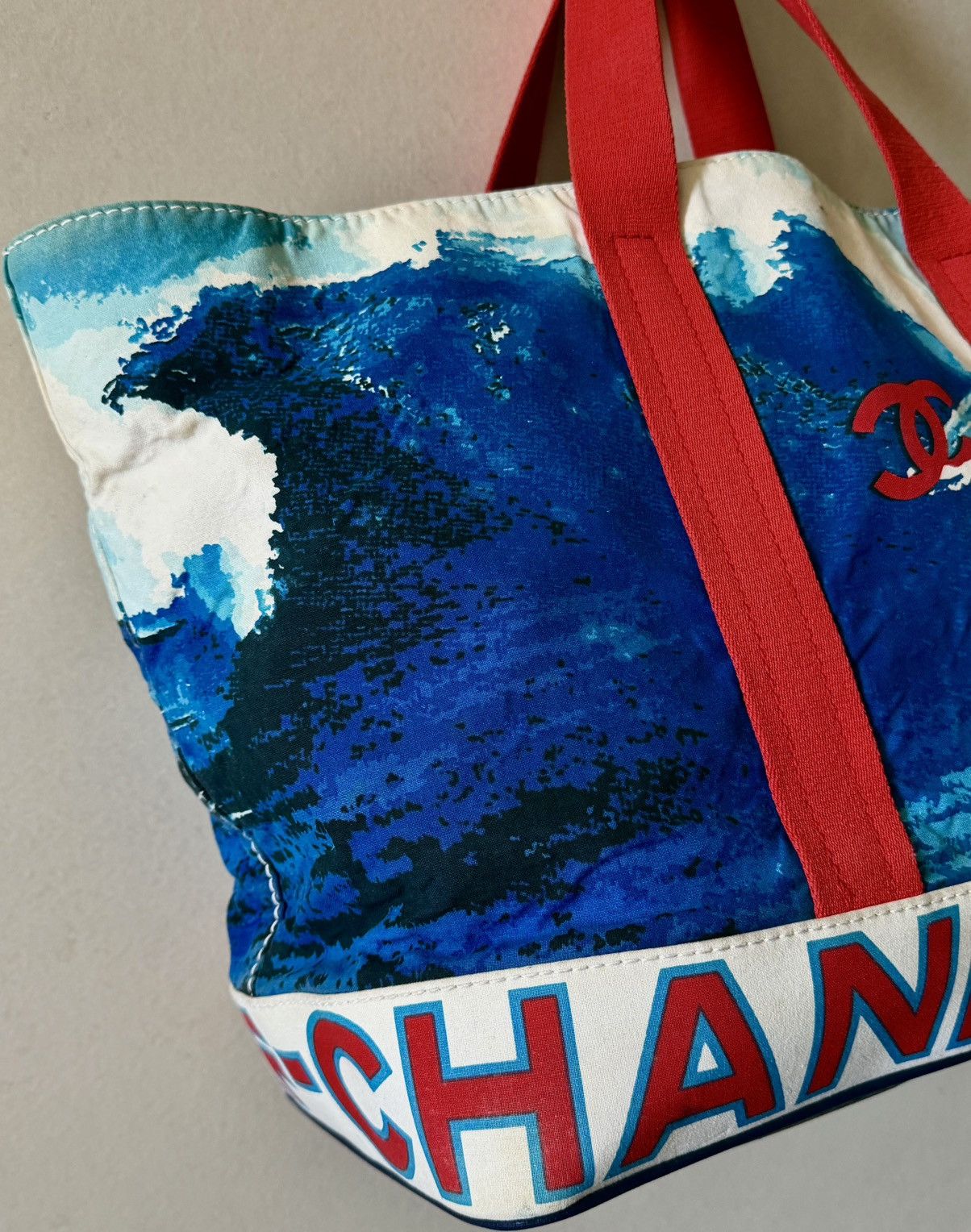 Chanel Chanel - Karl Lagerfeld - SS2002 Surf XL Tote Bag Size ONE SIZE - 10 Thumbnail
