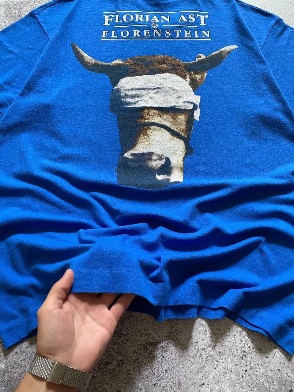Band Tees VINTAGE 1996 FLORIAN AST FLORENSTEIN ALBUM ROCK T SHIRT Size US XL / EU 56 / 4 - 9 Thumbnail