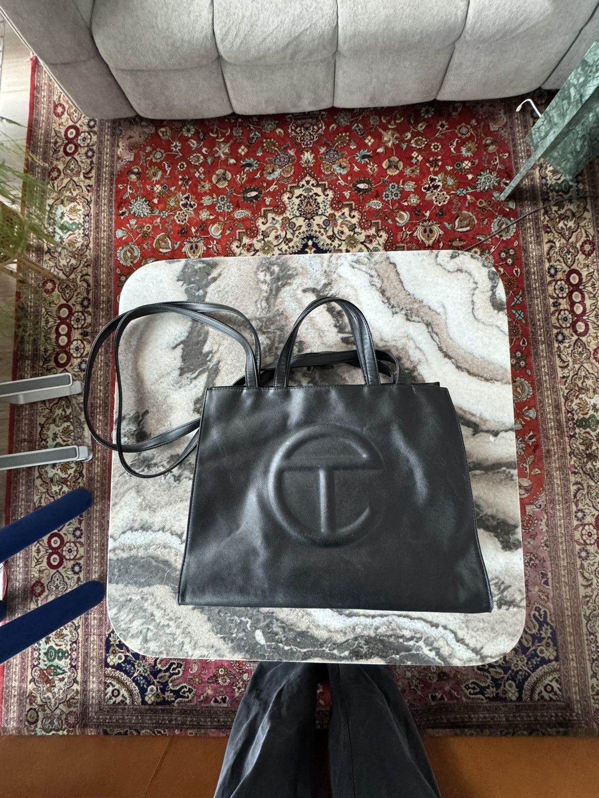 Telfar Black Telfar Large tote bag Size ONE SIZE - 1 Thumbnail