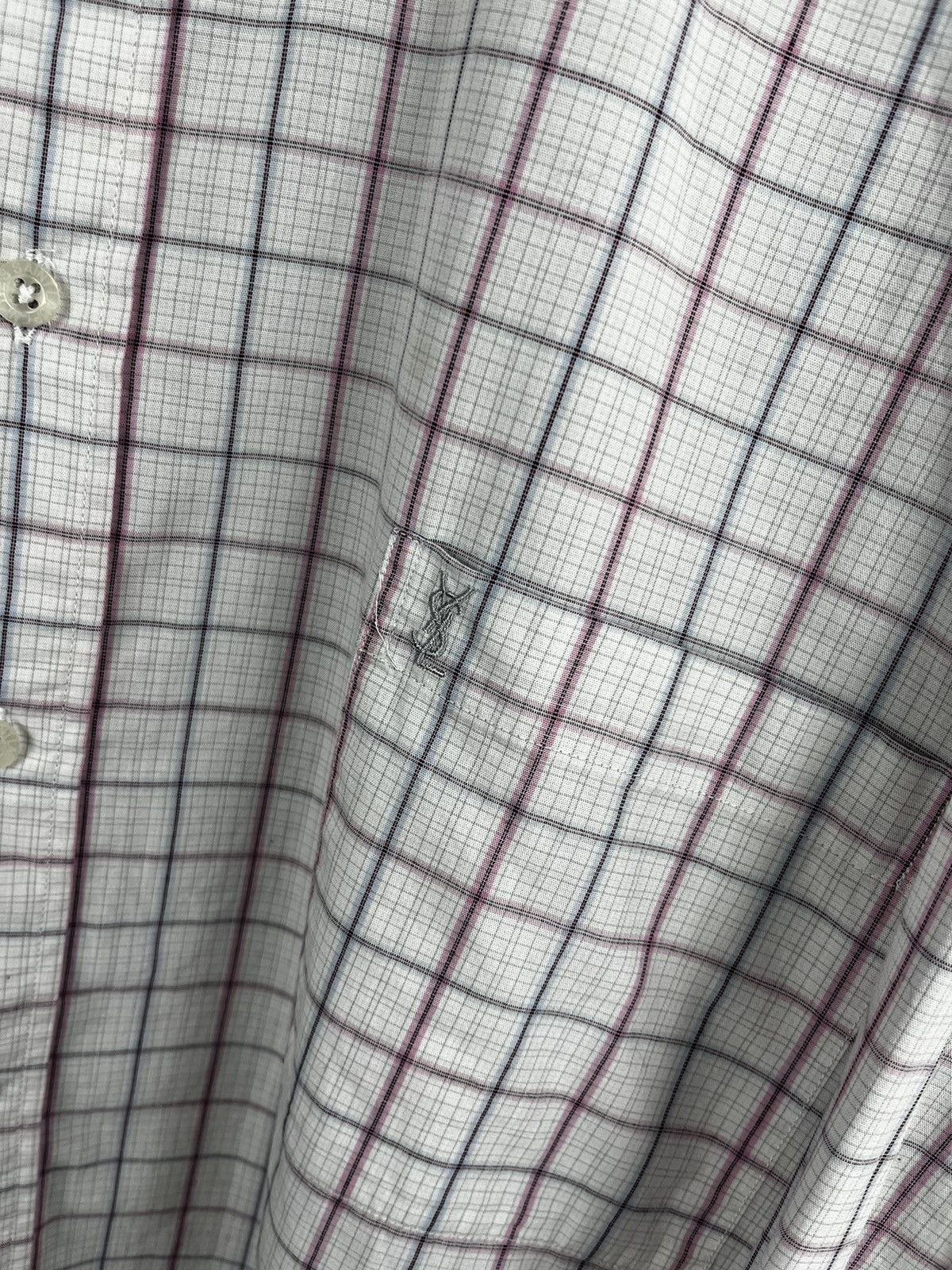 Vintage × Yves Saint Laurent YVES SAINT LAURENT shirt vintage Size US XXL / EU 58 / 5 - 4 Thumbnail