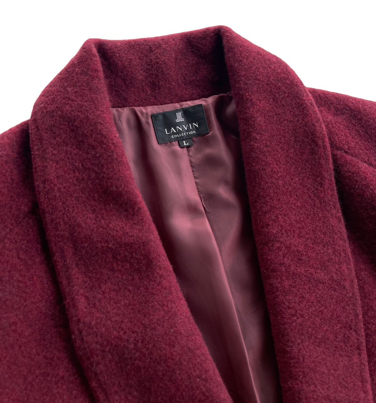 Lanvin Lanvin Burgundy Bathrobe Size US L / EU 52-54 / 3 - 4 Thumbnail