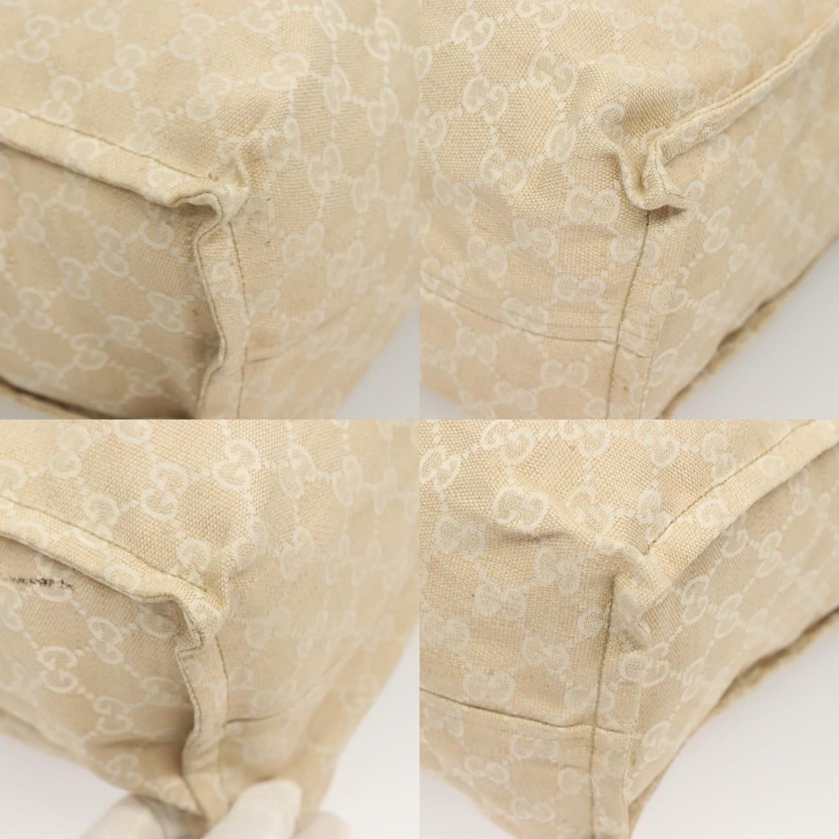 Gucci GUCCI GG Canvas Museum Handbag Beige Size ONE SIZE - 10 Thumbnail
