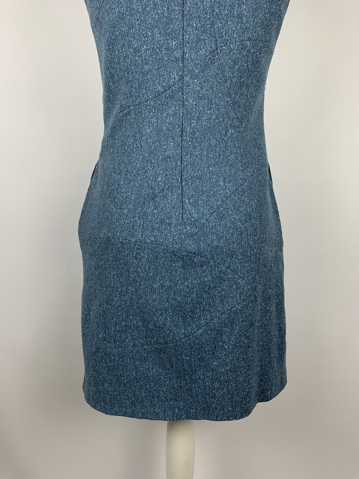 Escada Sport Escada Sport Midi Ladies Dress Top Zip Blue Size 36Silk Wool Size XS / US 0-2 / IT 36-38 - 7 Thumbnail