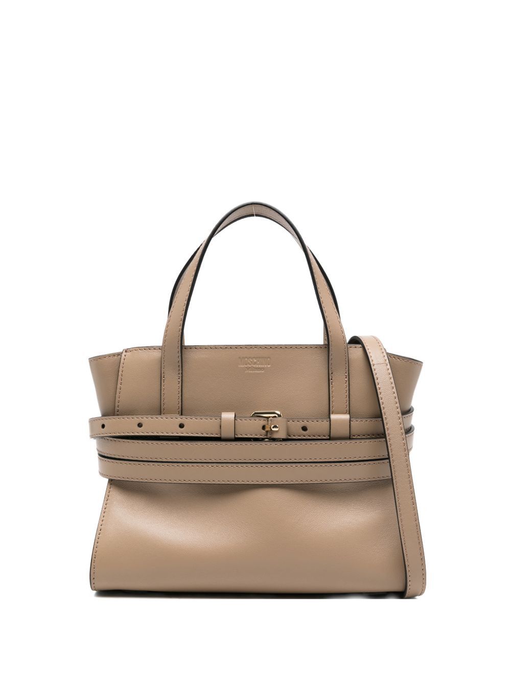 Moschino TIE ME SMALL LEATHER HANDBAG Size ONE SIZE - 1 Thumbnail
