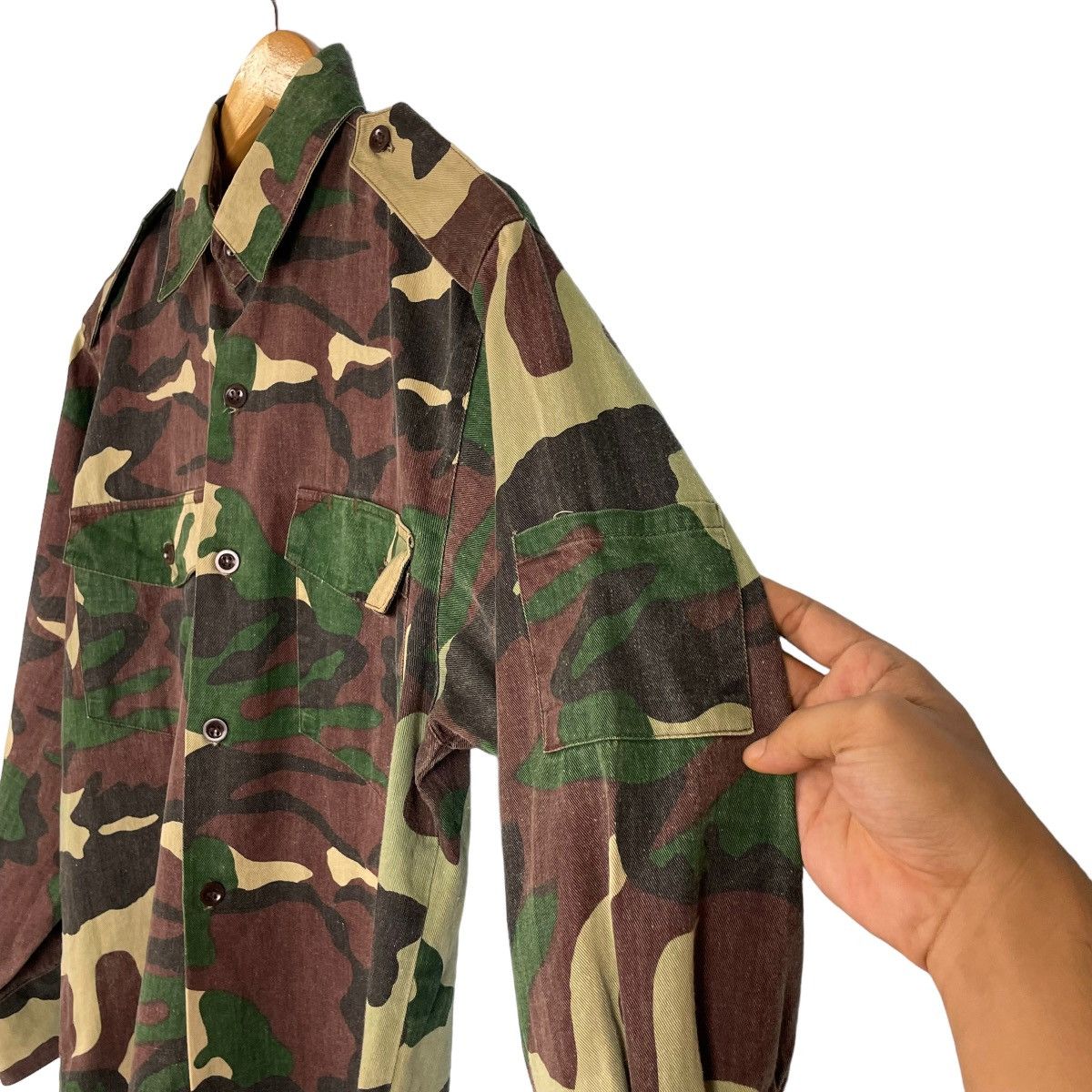Japanese Brand Japanese Camouflage Military Light Jacket Size US XS / EU 42 / 0 - 9 Thumbnail