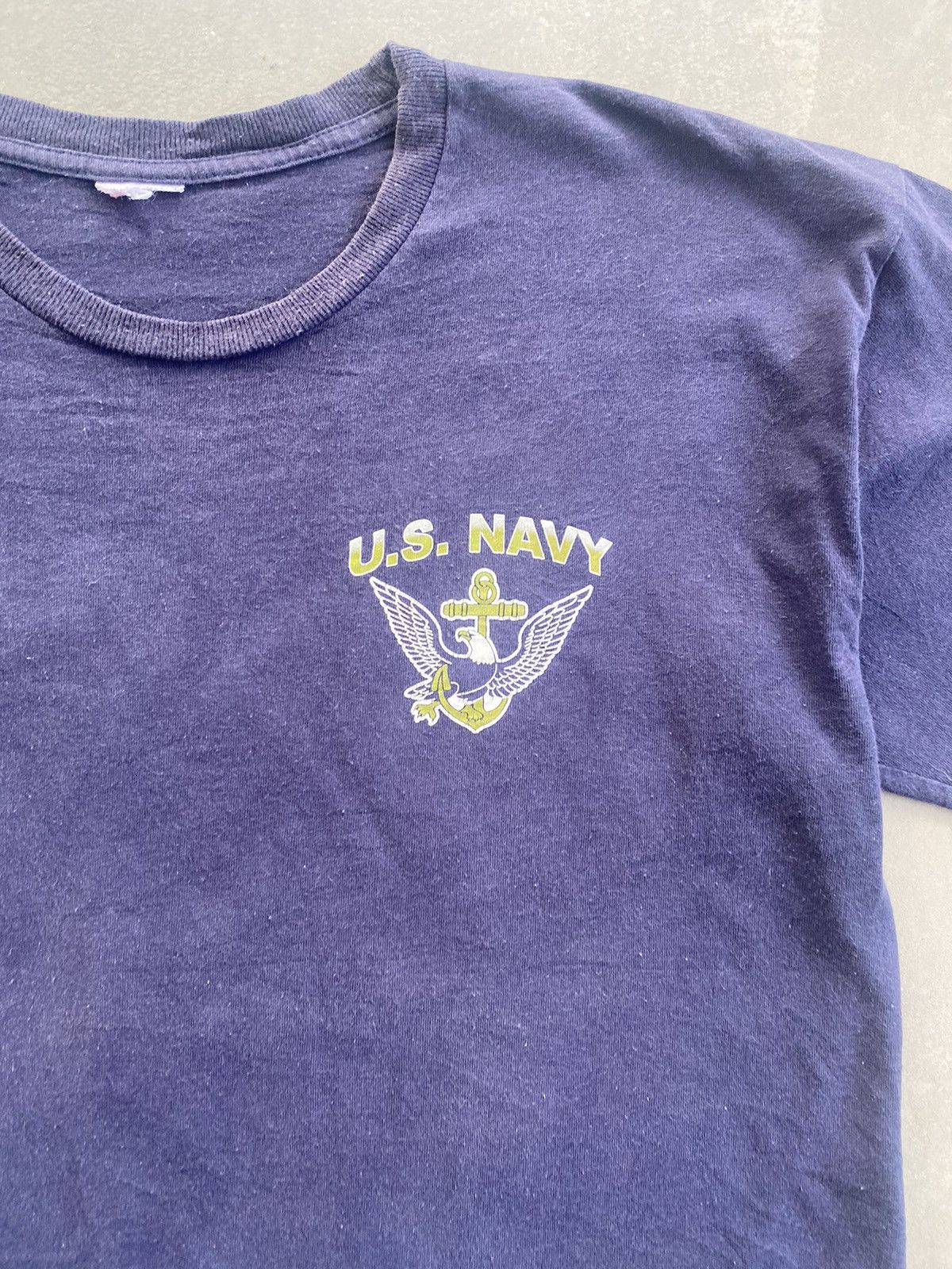 Vintage VINTAGE U.S NAVY TEE Size US L / EU 52-54 / 3 - 3 Thumbnail