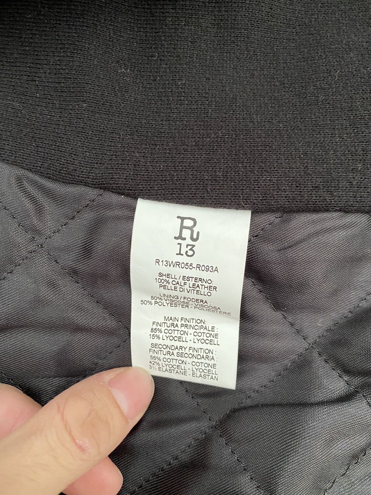R13 OVERSIZED MOTO VEST WITH HOOD Size US S / EU 44-46 / 1 - 14 Thumbnail