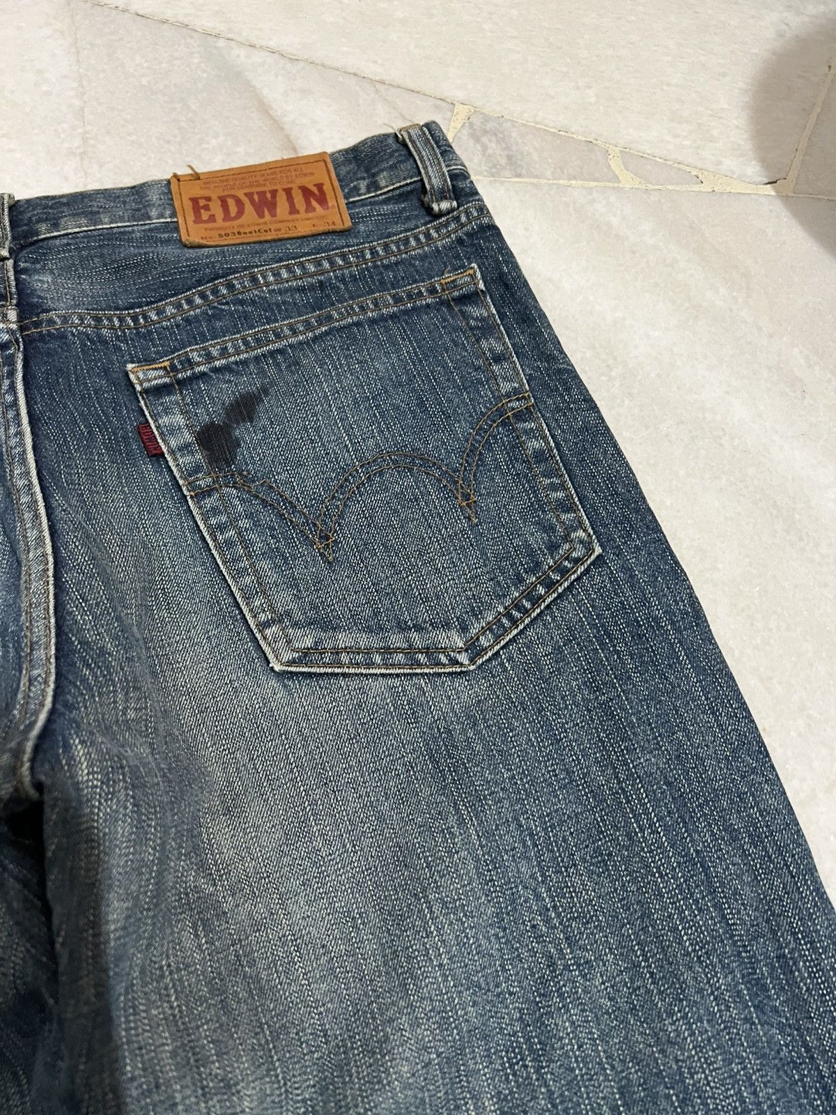 Edwin × If Six Was Nine × Tornado Mart 🌈Flare 90’s style Edwin 503 Rebel Boot Cut Washed Jeans Size US 32 / EU 48 - 17 Thumbnail