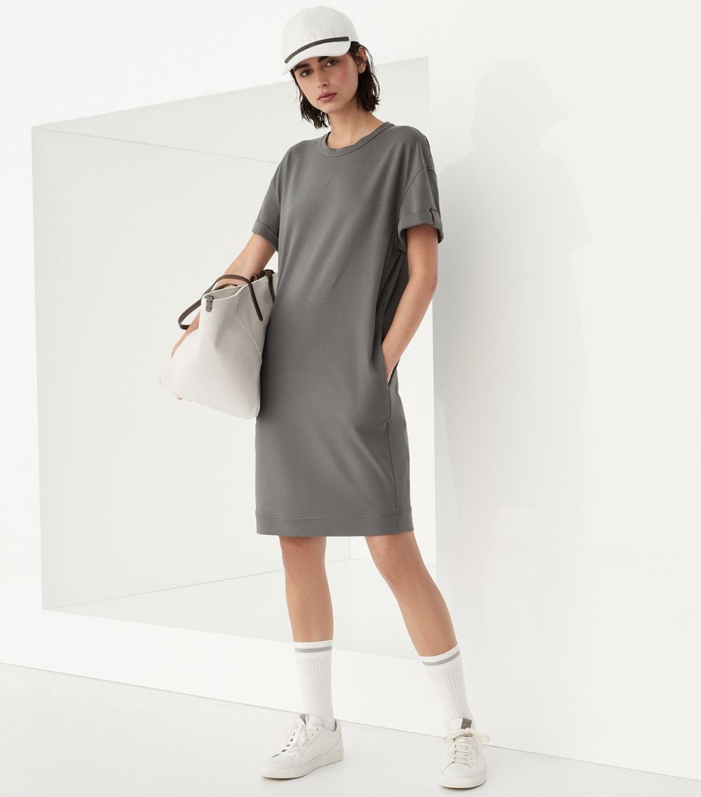o1w1db10825 Dress in Open Grey