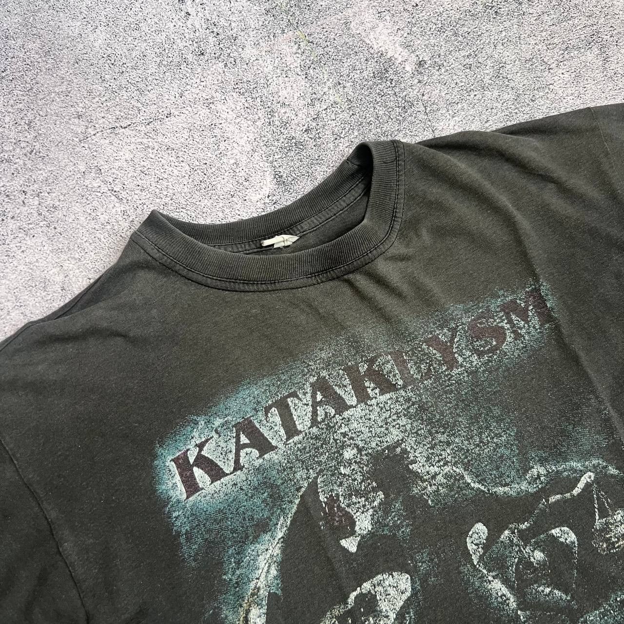 Metallica × Vintage Kataklysm Vintage Death Metal Band T-Shirt Size US M / EU 48-50 / 2 - 2 Thumbnail