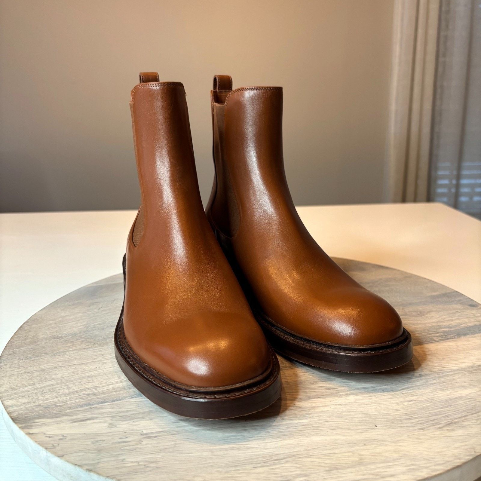 Chloe Chloe Marcie Brown Leather Chelsea Ankle Boots US Size 10 Size US 10 / IT 40 - 4 Thumbnail