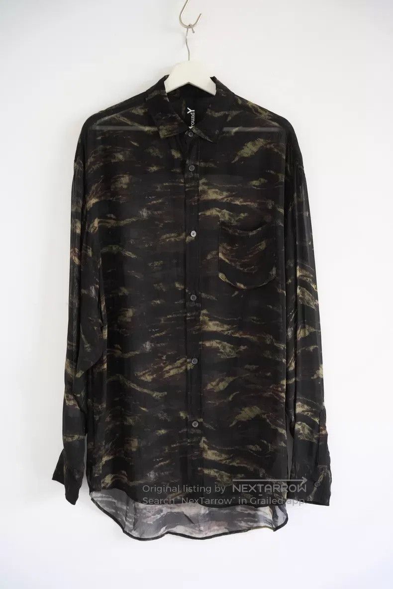 Other Yohji Yamamoto 24ss cuprammonium translucent floral shirt Size US L / EU 52-54 / 3 - 1 Thumbnail