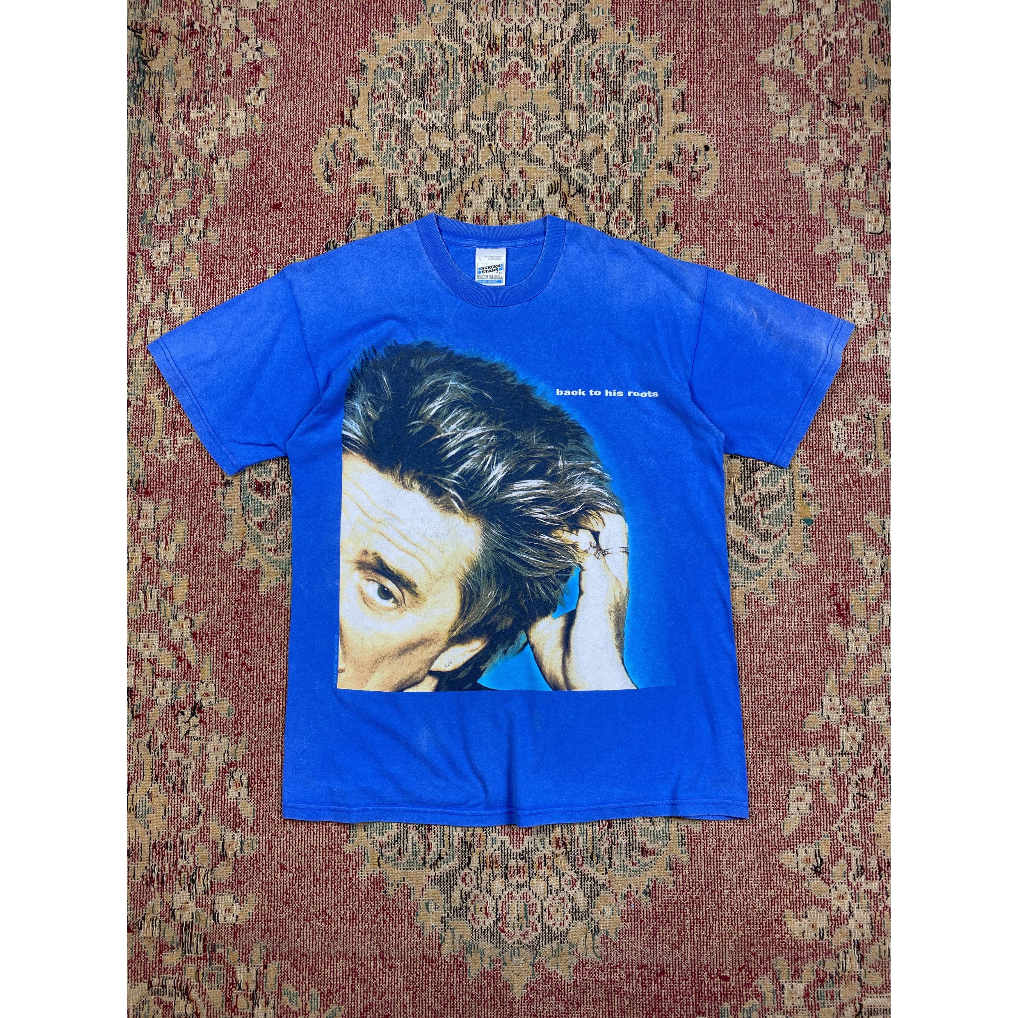 Band Tees Rod Stewart 90s Back to His Roots 90s T Shirt 4660AC Size US L / EU 52-54 / 3 - 2 Thumbnail