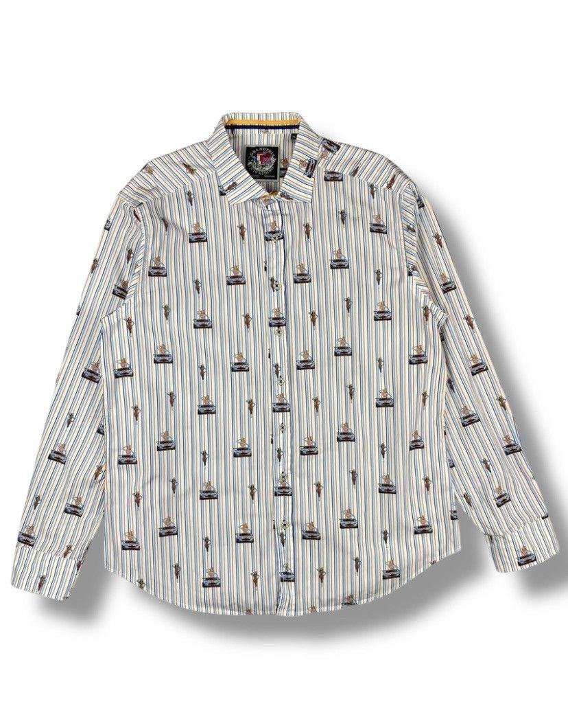 Honda Mens Grand Prix Racing Button Up Shirt Size XL Size US XL / EU 56 / 4 - 1 Thumbnail