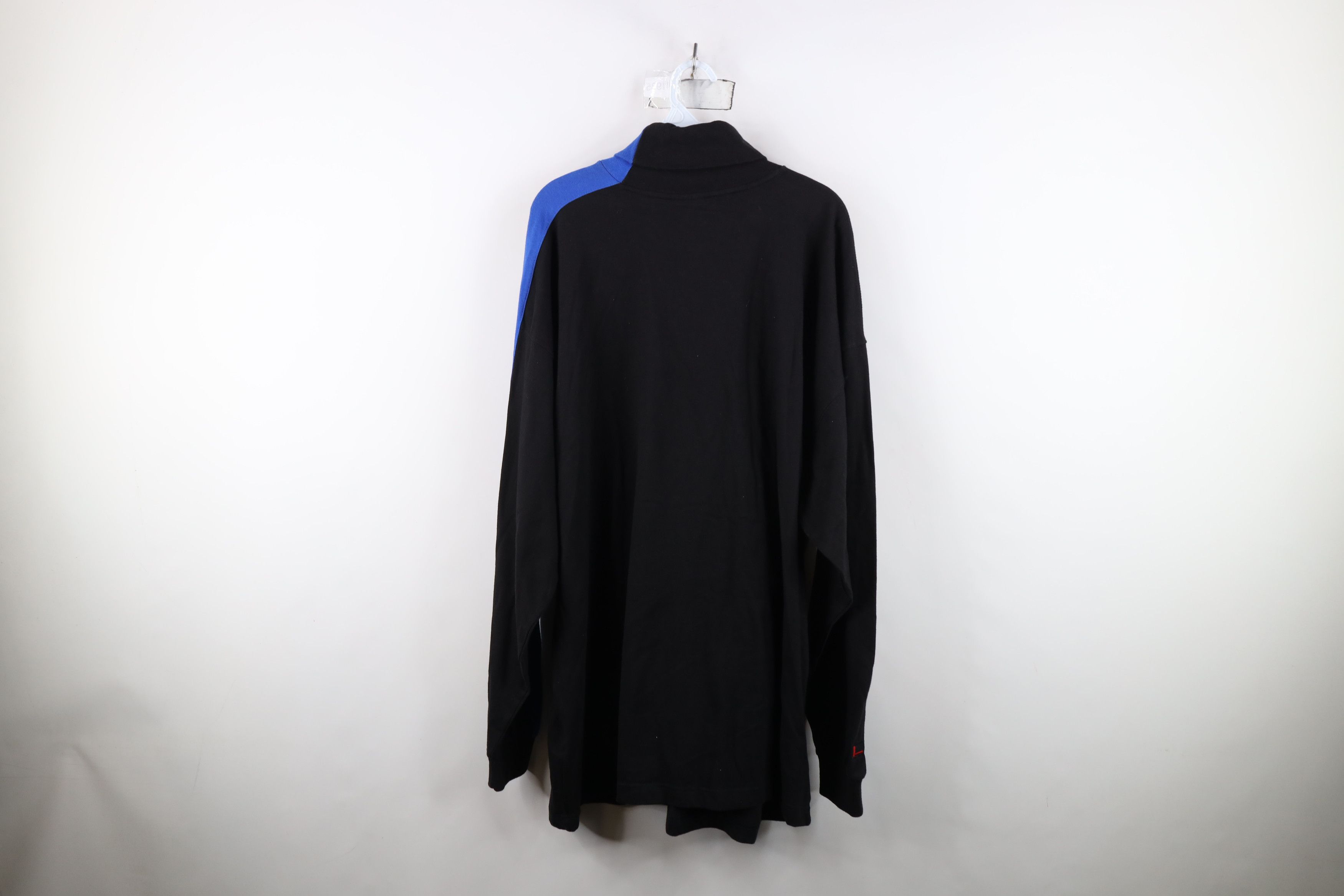 Fubu Vintage 90s FUBU Snowflake Fit Turtleneck T-Shirt Black Size US XXL / EU 58 / 5 - 12 Thumbnail